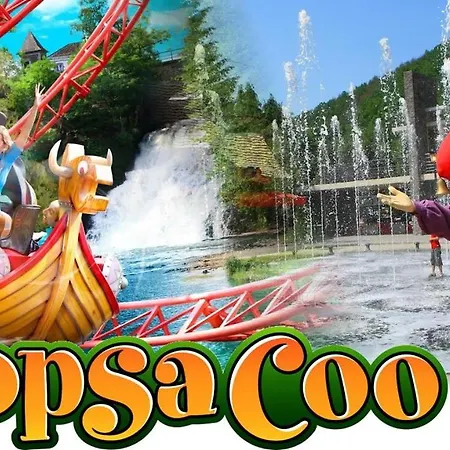 بيت للعطل Op Recreatiepark Petite Suisse Met Zwembad *